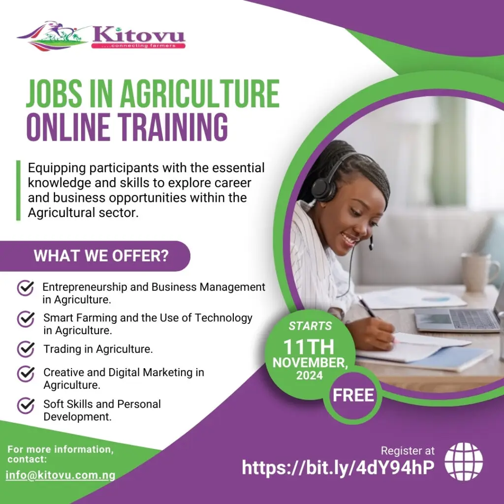 Kitovu Jobs In Agriculture Designs (Ad)